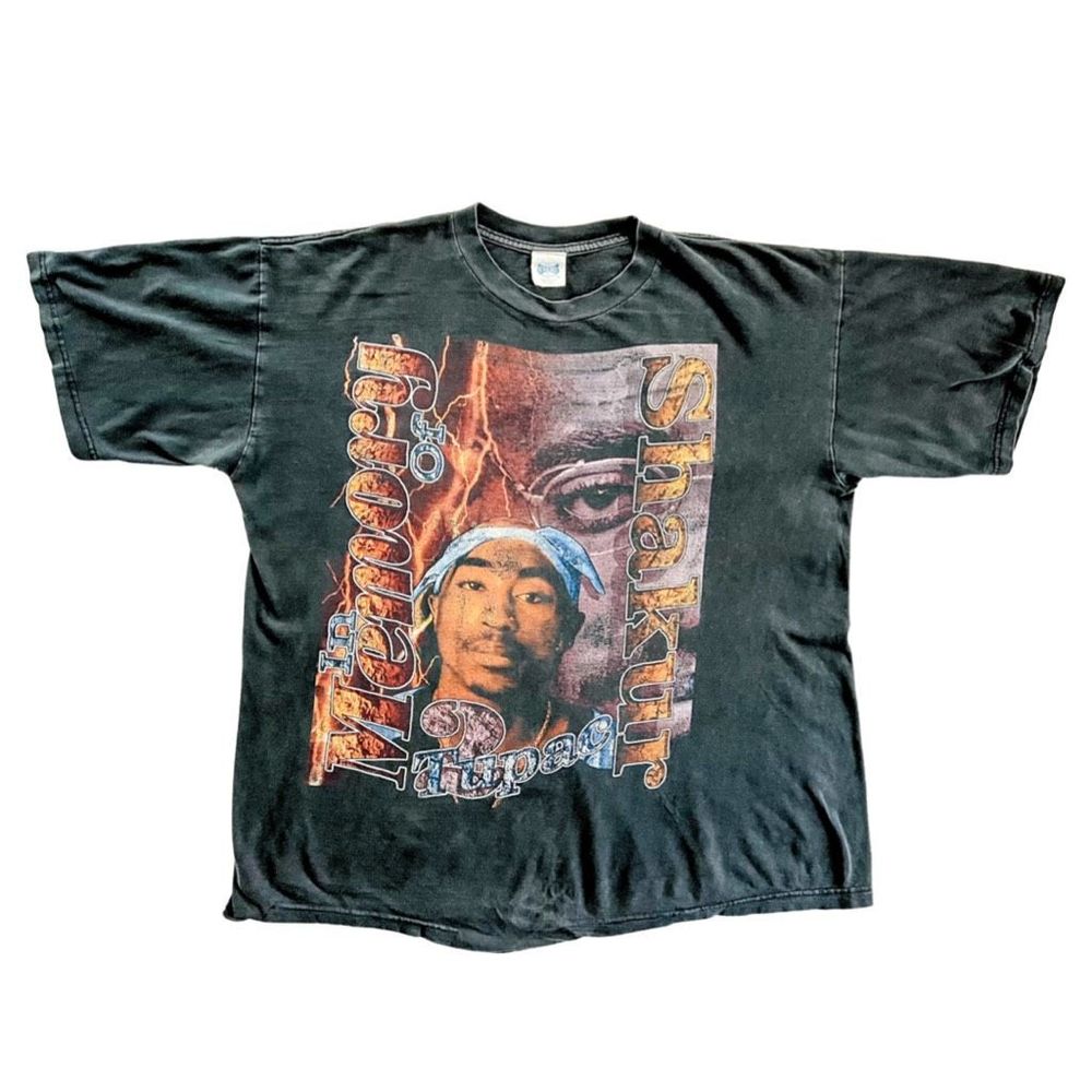 90s Tupac 100% Cotton St Evans Fire Shirts XL
